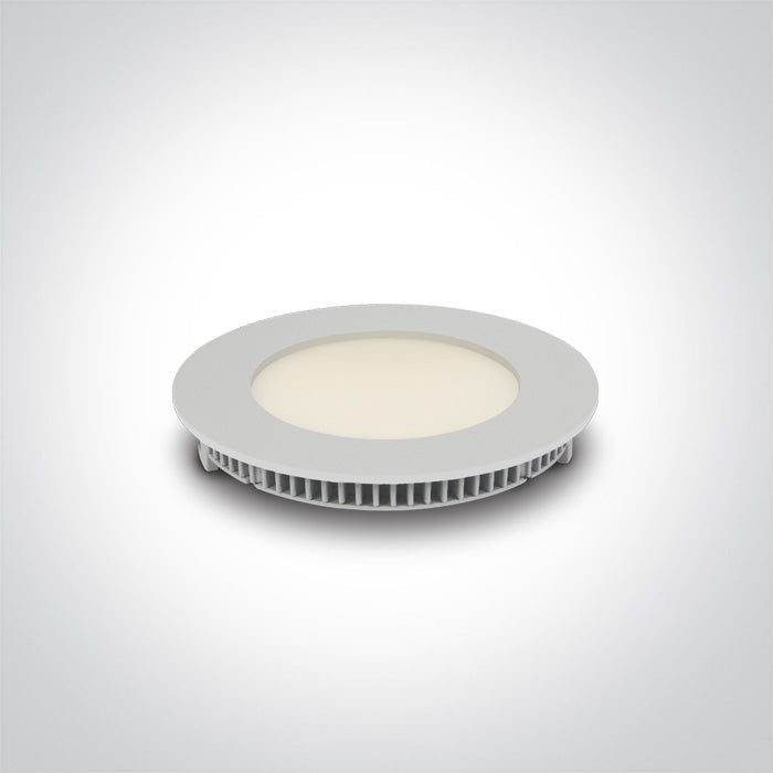 ONE Light Recessed LED Downlight 8W 640lm 3000K-4000K-5700K CRI80 IP20 White 10108FA/W/V