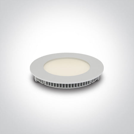 ONE Light Recessed LED Downlight 8W 640lm 3000K-4000K-5700K CRI80 IP20 White 10108FA/W/V