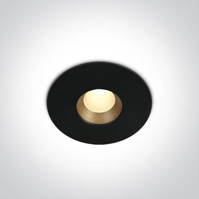 ONE Light | 10108H/B/W BLACK COB LED 8W WW 36deg IP54 230v DARK LIGHT - OEM NORDIC - Quality Parts Distribution