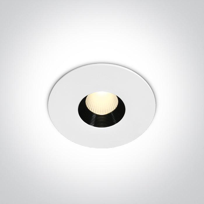 ONE Light | 10108H/W/W WHITE COB LED 8W WW 36deg IP54 230v DARK LIGHT - OEM NORDIC - Quality Parts Distribution