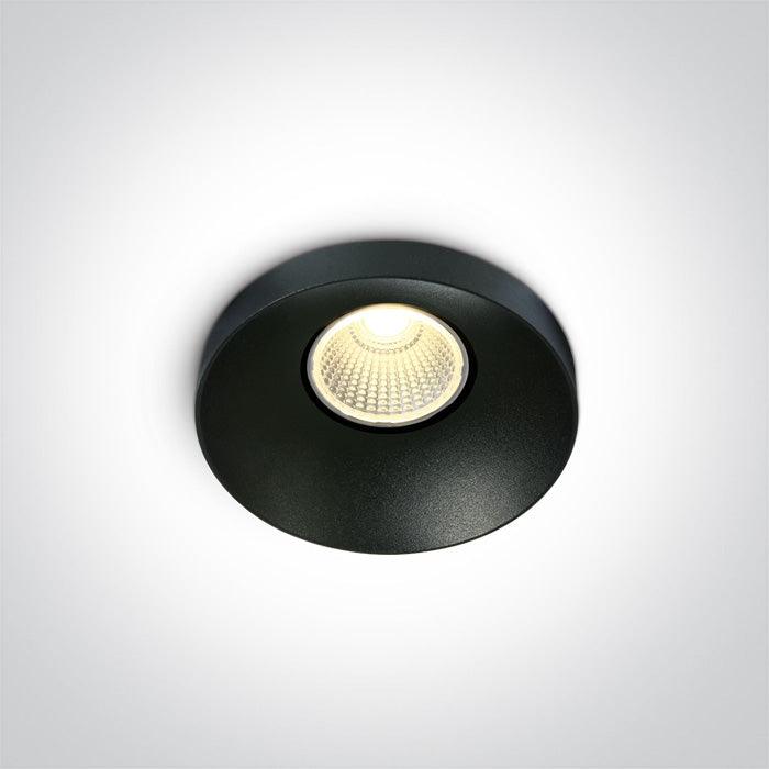 ONE Light | 10108R/B/W BLACK LED 8W WW 60deg IP20 230V - OEM NORDIC - Quality Parts Distribution