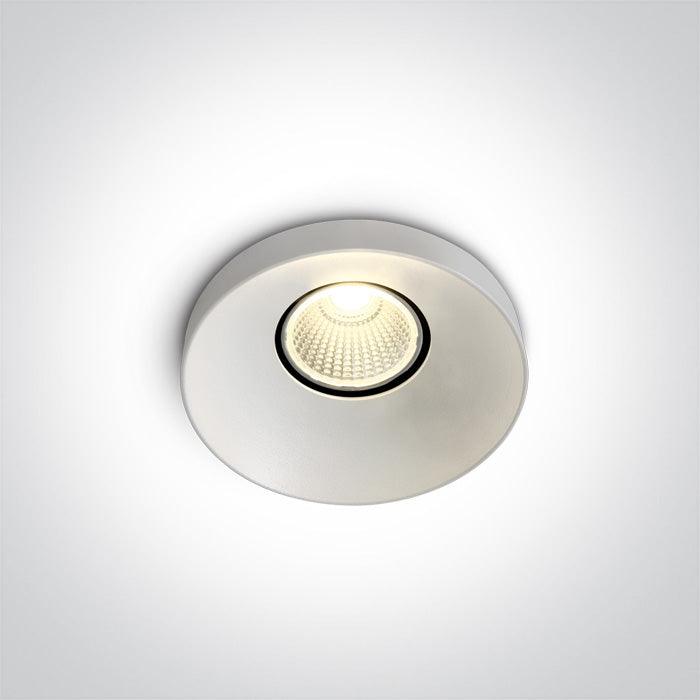 ONE Light | 10108R/W/W WHITE LED 8W WW 60deg IP20 230V - OEM NORDIC - Quality Parts Distribution