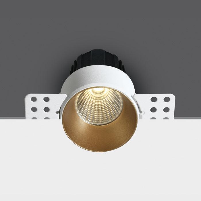 ONE Light | 10112BTR/BS/W BRASS COB LED 12W WW 40deg 700mA 2-STEP TRIMLESS DARK LIGHT - OEM NORDIC - Quality Parts Distribution