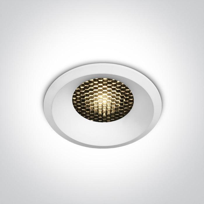 ONE Light | 10112DH/W/W WHITE LED 12W WW IP20 36deg 700mA DARK LIGHT HONEYCOMB - OEM NORDIC - Quality Parts Distribution
