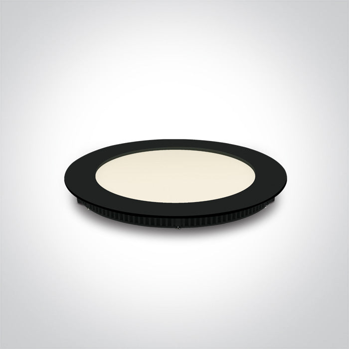 ONE Light Recessed LED Downlight 12W 720lm 3000K CRI80 IP40 Black 10112FA/B/W