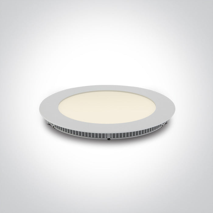 ONE Light Recessed LED Downlight 12W 1200lm 3000K-4000K-5700K CRI80 IP20 White 10112FA/W/V