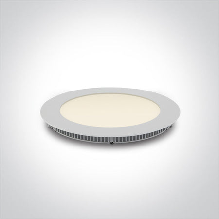 ONE Light Recessed LED Downlight 12W 1200lm 3000K-4000K-5700K CRI80 IP20 White 10112FA/W/V