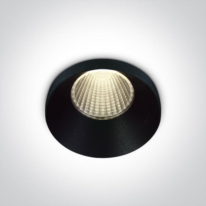 ONE Light Recessed Spot 1100 3000K CRI90 IP20 Black 10112HA/B/W