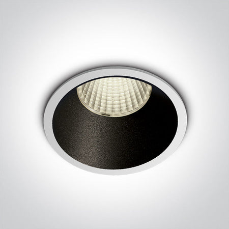 ONE Light Recessed LED Downlight 12W 1100lm 4000K CRI90 IP20 White 10112K/W/C