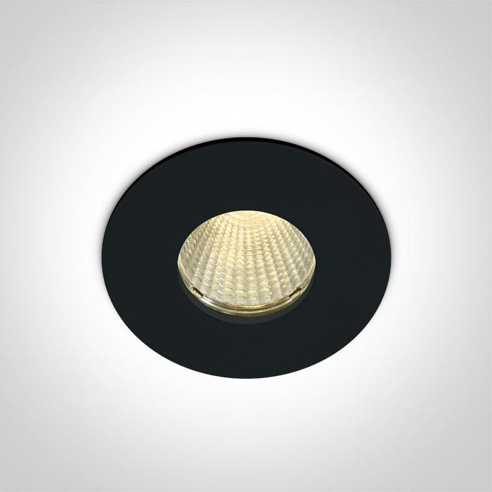 ONE Light | 10112P/B/W BLACK COB LED 12w WW 700mA 40deg IP65 DARK LIGHT - OEM NORDIC - Quality Parts Distribution