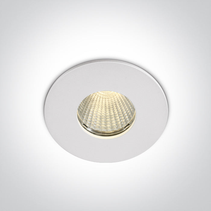 ONE Light Recessed Spot 1100 3000K CRI90 IP64 White 10112P/W/W