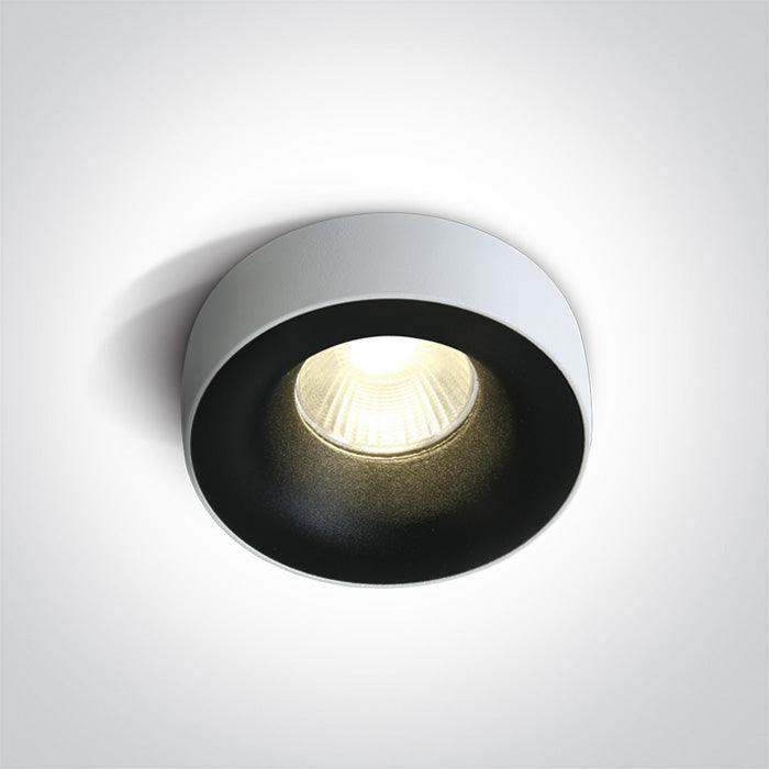 ONE Light | 10112R/B/W BLACK COB LED 12w WW 700mA 50deg DARK LIGHT IP65 - OEM NORDIC - Quality Parts Distribution