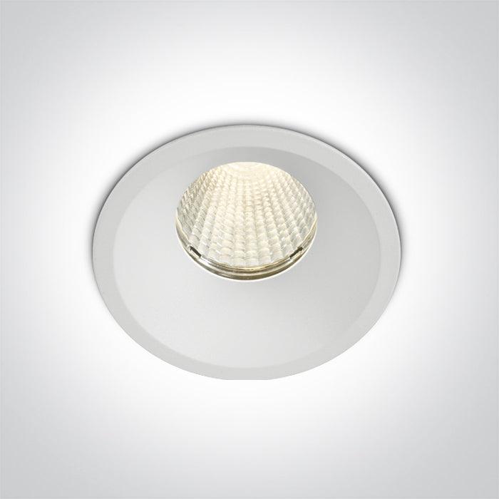 ONE Light | 10112TP/W/C WHITE COB LED 12w CW 700mA 38deg IP65 SEMITRIMLESS - OEM NORDIC - Quality Parts Distribution