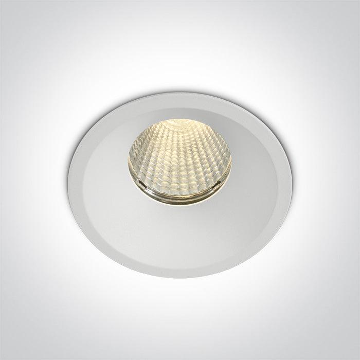 ONE Light | 10112TP/W/W WHITE COB LED 12w WW 700mA 38deg IP65 SEMITRIMLESS - OEM NORDIC - Quality Parts Distribution