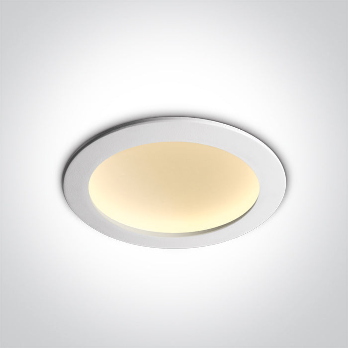 ONE Light Recessed LED Downlight 16W 1150lm 3000K CRI80 IP20 White 10116FD/W/W