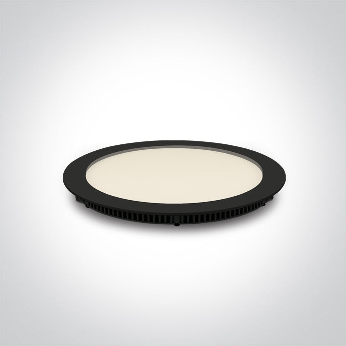 ONE Light Recessed LED Downlight 18W 1080lm 3000K CRI80 IP40 Black 10118FA/B/W