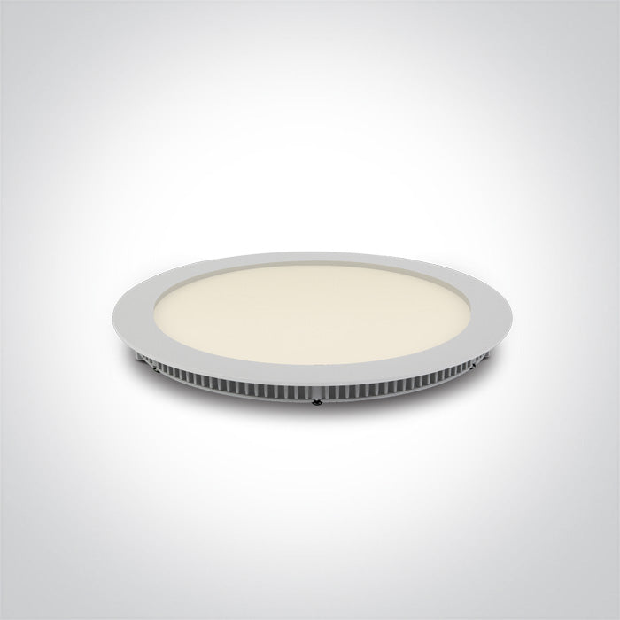 ONE Light Recessed LED Downlight 18W 1080lm 3000K CRI80 IP40 White 10118FA/W/W