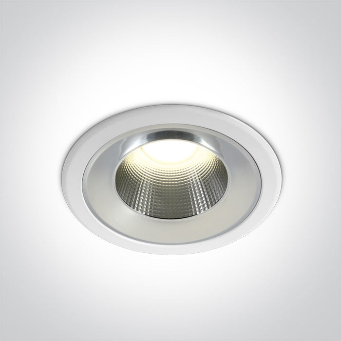 ONE Light Recessed Downlight 18W 1710 4000K CRI80 IP54 White 10118TD/W/C