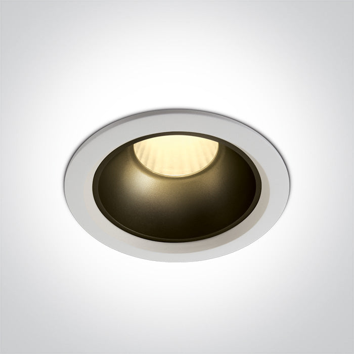ONE Light Recessed LED Downlight 20W 1600lm 3000K CRI80 IP20 White 10120Z/W/W