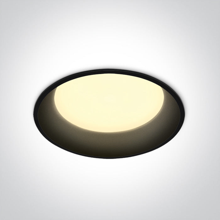 ONE Light Recessed Downlight 22W 1870 3000K CRI90 IP20 Black 10122D/B/W