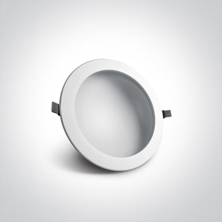 ONE Light Recessed LED Downlight 22W 1550lm 4000K CRI80 IP20 White 10122FD/W/C