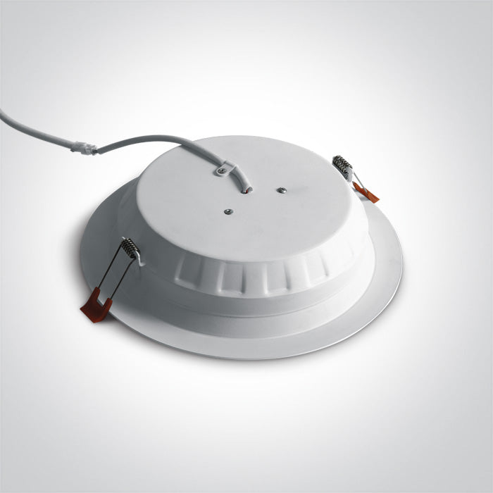 ONE Light Recessed LED Downlight 24W 1700lm 3000K CRI80 IP20 White 10124T/W/W