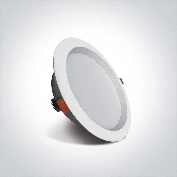 ONE Light Recessed LED Downlight 24W 1700lm 3000K CRI80 IP20 White 10124T/W/W