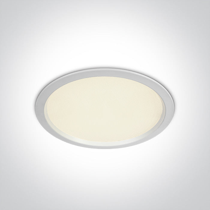 ONE Light Recessed LED Downlight 30W 2250lm 4000K CRI80 IP44 White 10130U/W/C