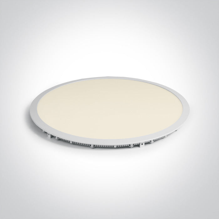 ONE Light Recessed LED Downlight 48W 3500lm 3000K CRI80 IP20 White 10148PE/W/W