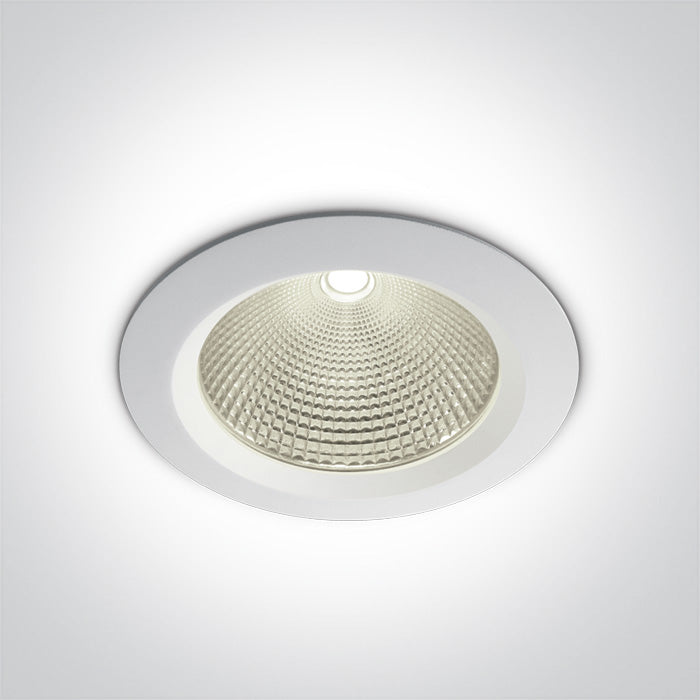 ONE Light Recessed LED Downlight 60W 5400lm 4000K CRI90 IP20 White 10160CA/W/C