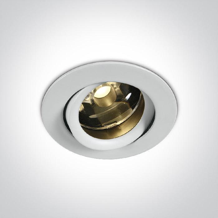 ONE Light | 11102DB/W/W WHITE COB LED 2W WW 700mA 3deg IP20 ADJUSTABLE - OEM NORDIC - Quality Parts Distribution