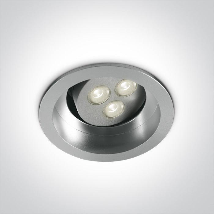 ONE Light | 11103D/G/C GREY LED 3w CW SEMI-TRIMLESS 350mA - OEM NORDIC - Quality Parts Distribution