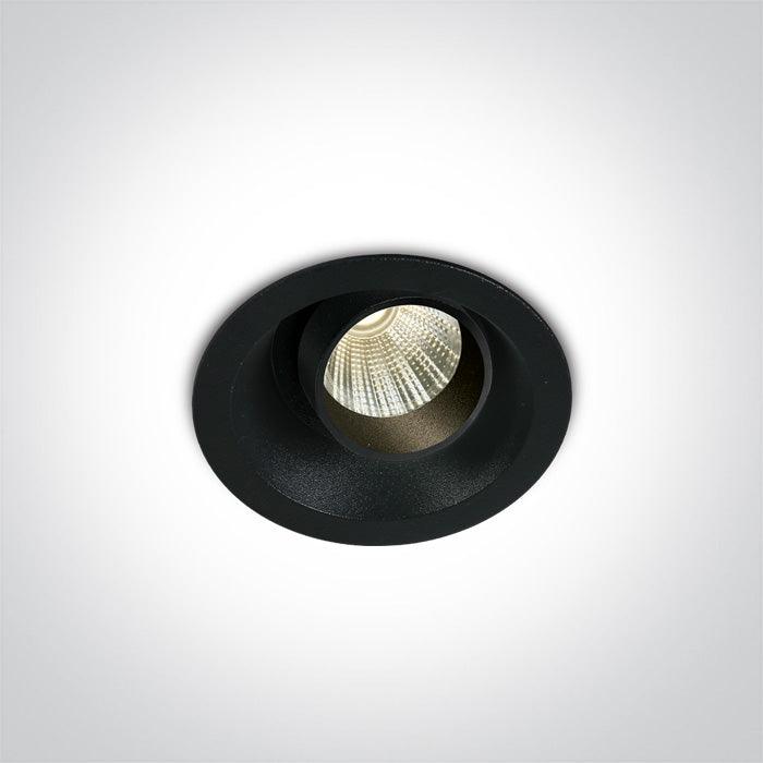 ONE Light | 11103K/B/W BLACK COB LED 3W WW 30deg 350mA DARK LIGHT - OEM NORDIC - Quality Parts Distribution
