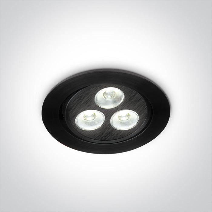 ONE Light | 11103LB/D/35 BLACK LED DL 3w 35d 350mA - OEM NORDIC - Quality Parts Distribution