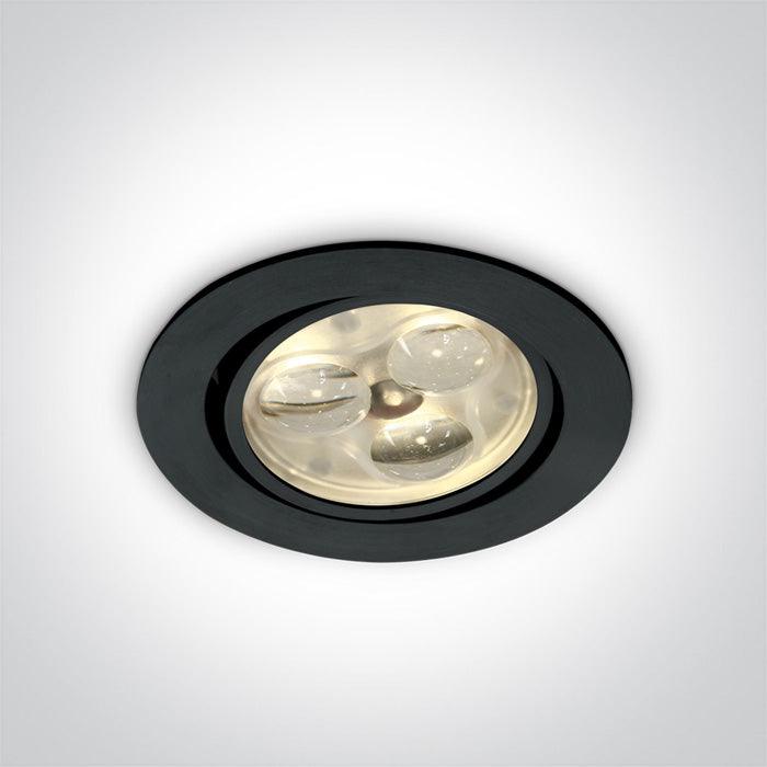 ONE Light | 11103N/B/D/35 BLACK LED DL 3w 35d 350mA - OEM NORDIC - Quality Parts Distribution