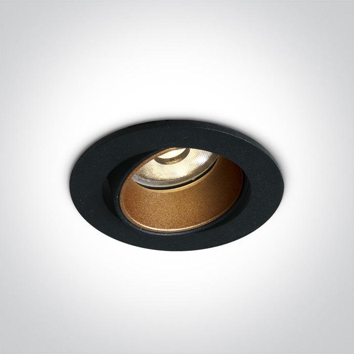 ONE Light | 11104K/B/W BLACK LED 3W@350mA 5W@500mA WW 35deg ADJUSTABLE DARK LIGHT - OEM NORDIC - Quality Parts Distribution