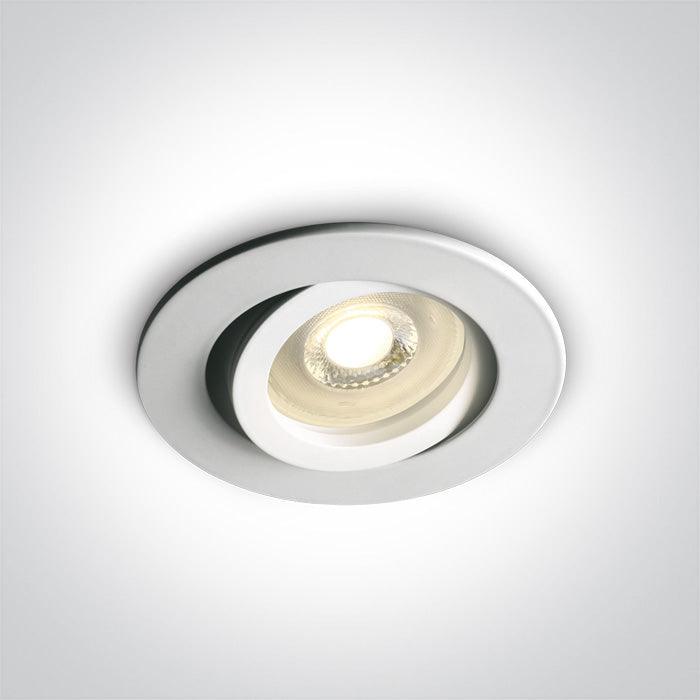 ONE Light | 11105A1/W WHITE ADJUSTABLE GU10 10W - OEM NORDIC - Quality Parts Distribution
