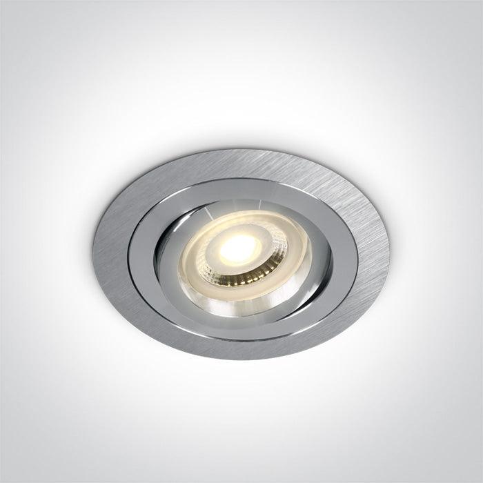 ONE Light | 11105ABG/AL ALUMINIUM GU10 10w ADJUSTABLE - OEM NORDIC - Quality Parts Distribution