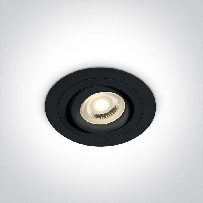 ONE Light | 11105ABG/B BLACK GU10 10w ADJUSTABLE - OEM NORDIC - Quality Parts Distribution