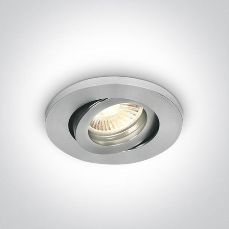 ONE Light Recessed LED Downlight GU5.3 50W IP20 Aluminium 11105AC/AL