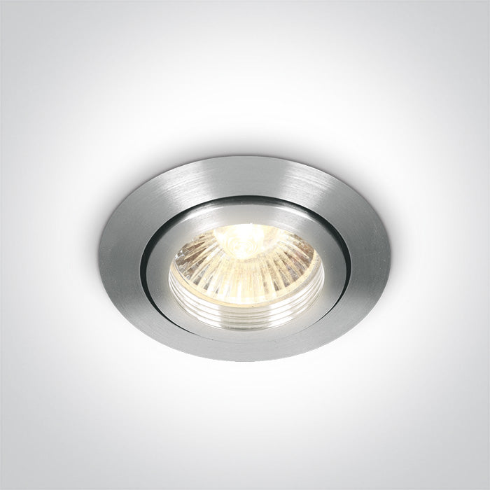 ONE Light Adjustable Recessed Spot Aluminium 11105AL/AL