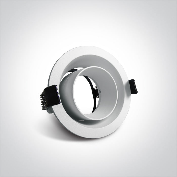 ONE Light Recessed LED Downlight GU10 10W IP20 White 11105D8/W