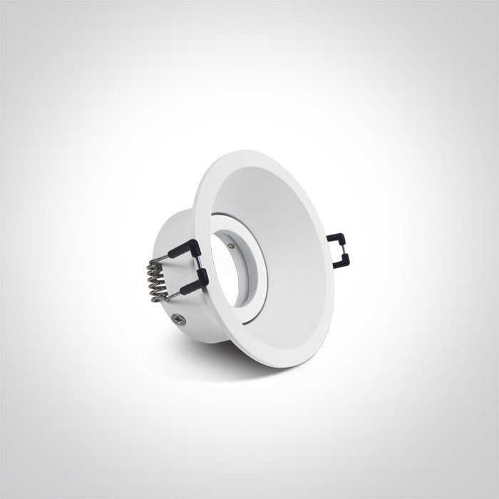 ONE Light Recessed LED Downlight GU10 10W IP20 White 11105DT/W