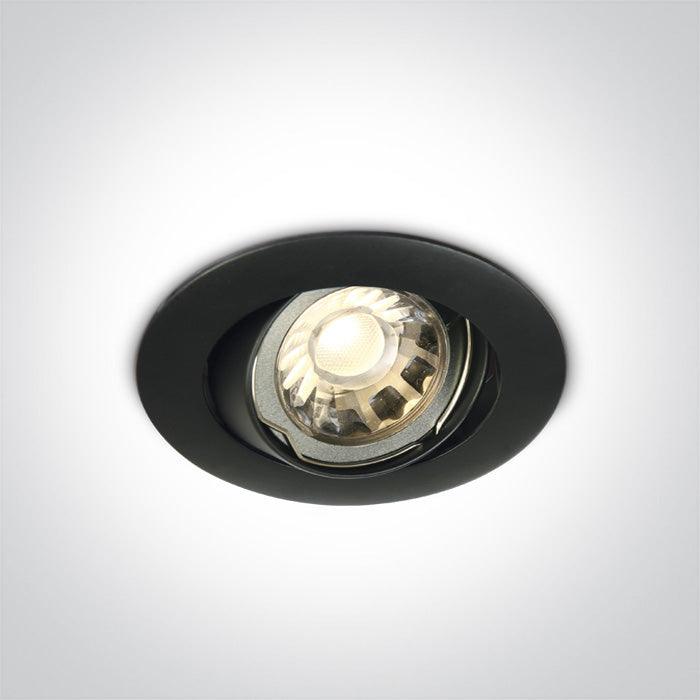 ONE Light | 11105GU/B BLACK GU10 10w - OEM NORDIC - Quality Parts Distribution