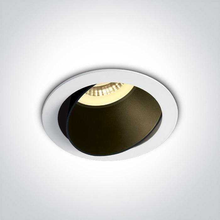 ONE Light | 11105M/W/B WHITE GU10 10W BLACK REFLECTOR DARK LIGHT ADJUSTABLE - OEM NORDIC - Quality Parts Distribution