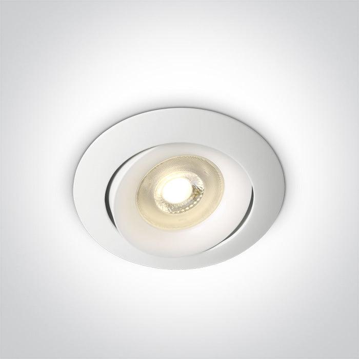 ONE Light | 11105U/W WHITE GU10 10W ADJUSTABLE - OEM NORDIC - Quality Parts Distribution