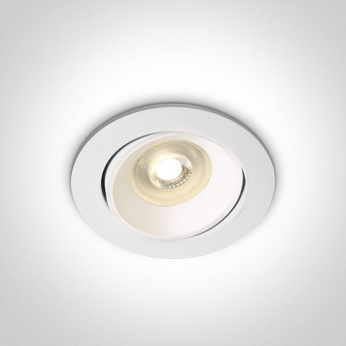 ONE Light | 11105UA/W WHITE GU10 10W ADJUSTABLE - OEM NORDIC - Quality Parts Distribution