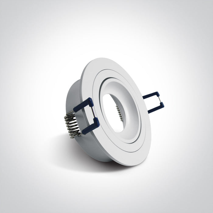 ONE Light Recessed LED Downlight GU10 10W IP20 White 11105UB/W