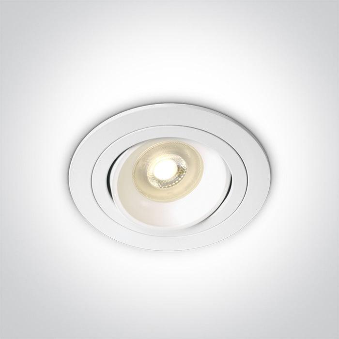 ONE Light | 11105UB/W WHITE GU10 10W ADJUSTABLE - OEM NORDIC - Quality Parts Distribution