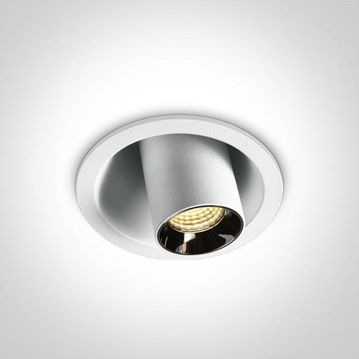 ONE Light | 11106T/W/W WHITE COB RECESSED LED 6W WW 38deg ADJUSTABLE DARK LIGHT 230V - OEM NORDIC - Quality Parts Distribution